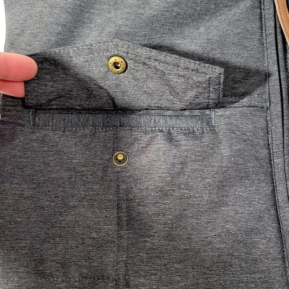 Timeless Elements‎ for McDonalds Puffer Vest Adult Small Employee Gray Full Zip